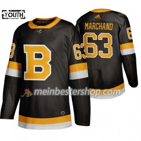 Boston Bruins Brad Marchand 63 Adidas 2019-2020 Schwarz Trikot Authentic - Kinder